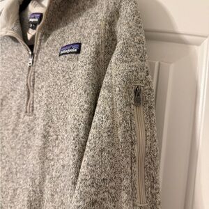 Patagonia Women’s Better Sweater 1/4 Zip Fleece | Birch White Grey | Size M